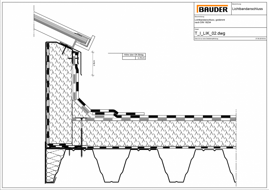 Pagina 1-CAD-PDF Bauder - Detaliu luminator - T_I_LIK_02 BAUDER Detaliu de montaj 
