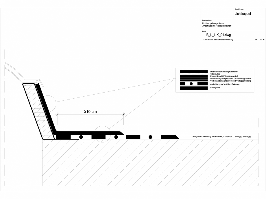Pagina 1-CAD-DXF Bauder - Detaliu luminator - B_L_LIK-01 BAUDER Detaliu de montaj 