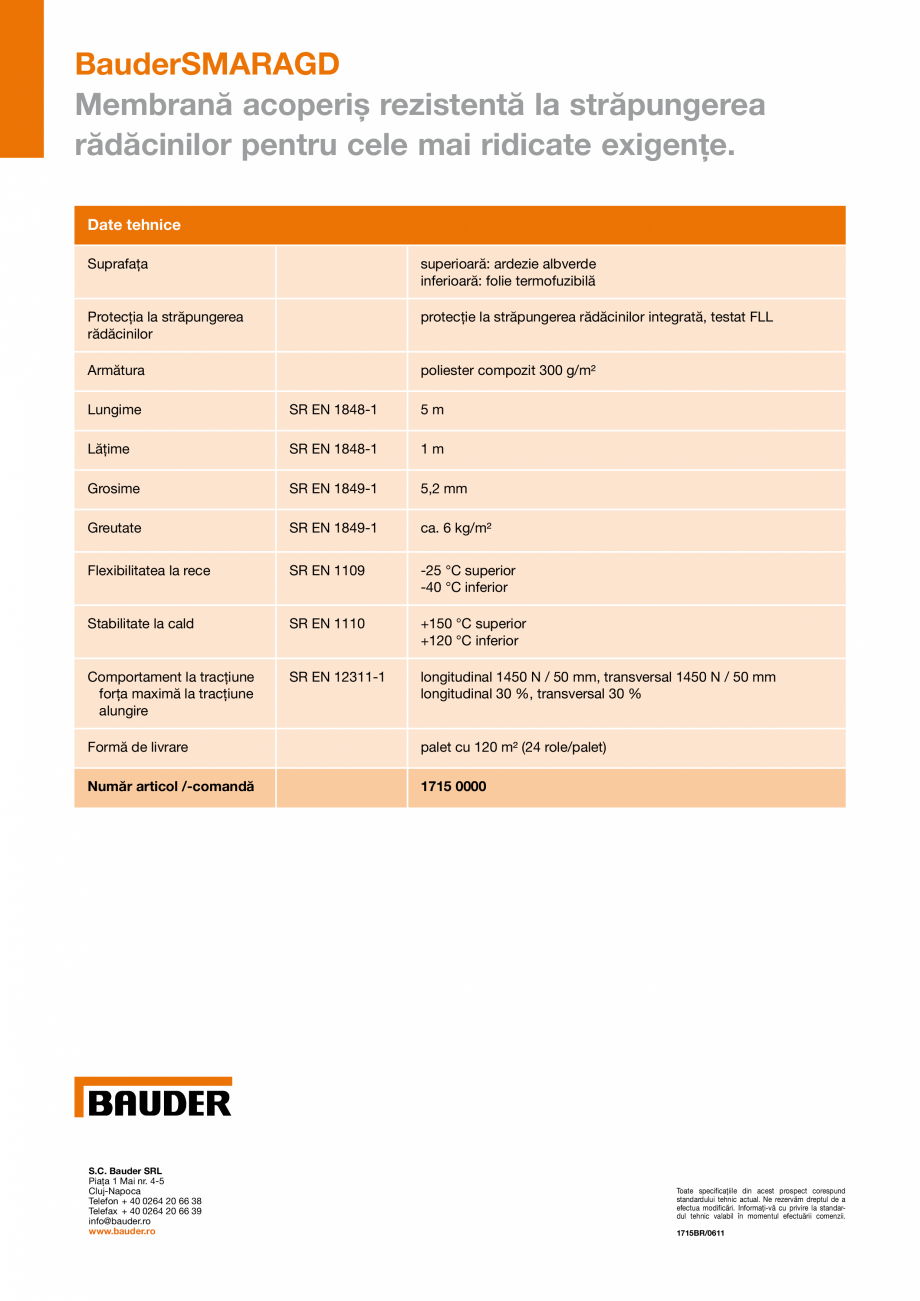 Pagina 4-Sisteme de acoperis terasa - Hidroizolatie superioara Karat cu protectie la strapungerea radacinilor...