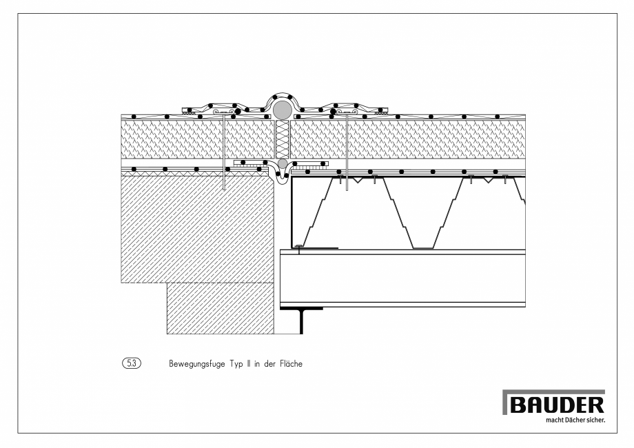 Pagina 1-CAD-PDF Bauder - Detaliu - Rost de dilatatie - 2_5_3_(0711) BAUDER Detaliu de montaj 