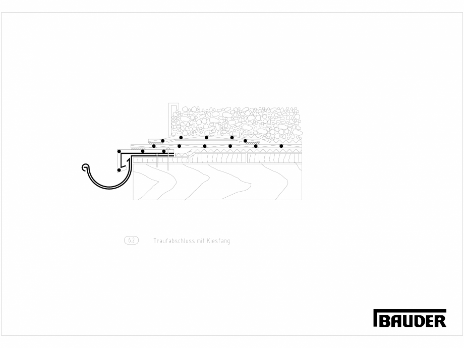 Pagina 1-CAD-DXF Bauder - Detaliu - Jonctiune streasina - 6_2_(0112) BAUDER Detaliu de montaj 