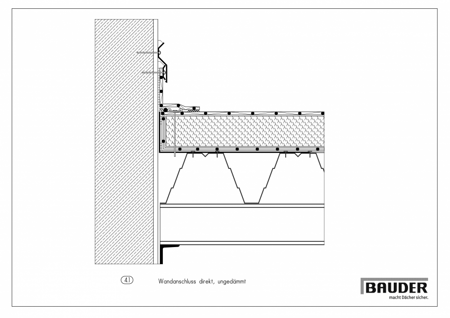 Pagina 1-CAD-PDF Bauder - Detaliu - Jonctiune perete - 4_1_(1213) BAUDER Detaliu de montaj 