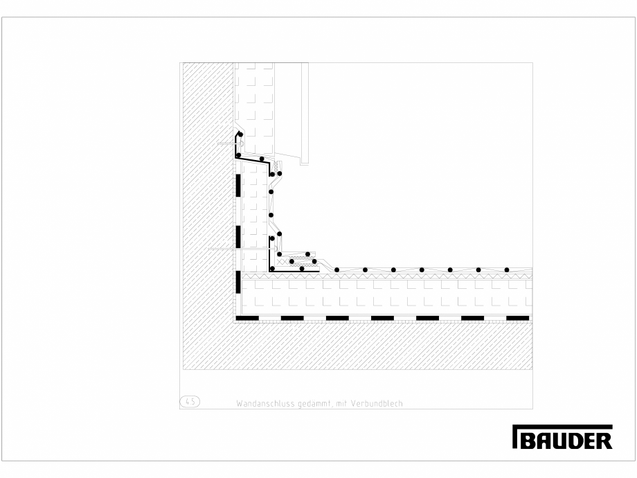 Pagina 1-CAD-DXF Bauder - Detaliu - Jonctiune perete - 4_5_(0811) BAUDER Detaliu de montaj 