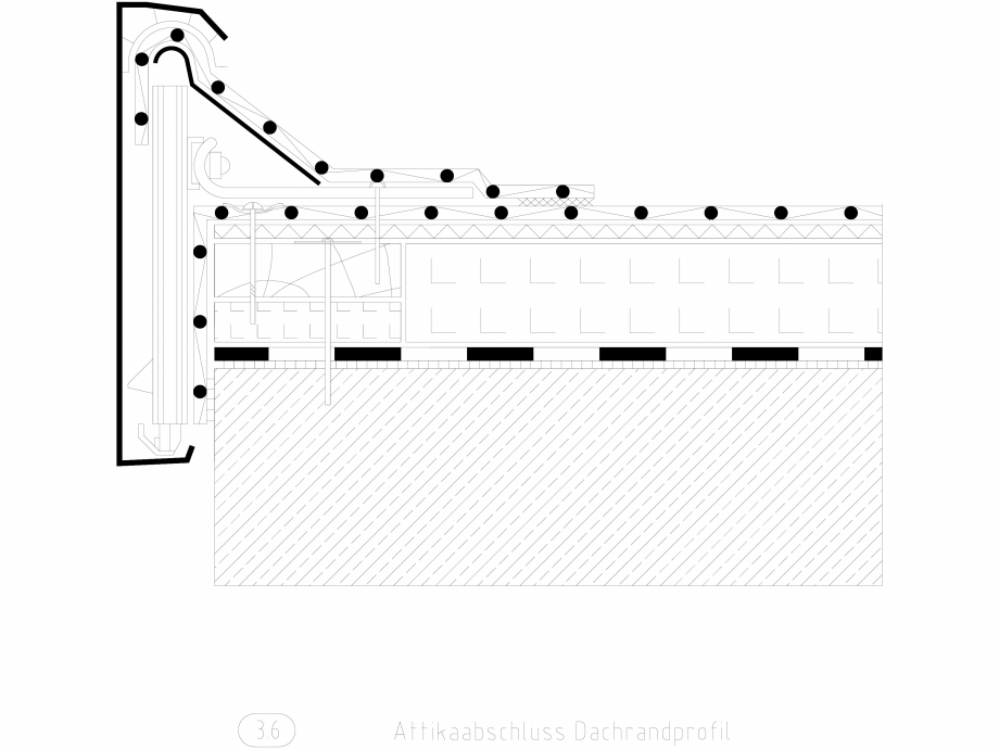 Pagina 1-CAD-DXF Bauder - Detaliu - Inchidere atic - 3_6_(0908) BAUDER Detaliu de montaj 