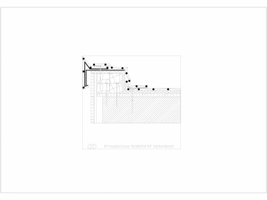 Pagina 1-CAD-DXF Bauder - Detaliu - Inchidere atic - 3_7_(1213) BAUDER Detaliu de montaj 
