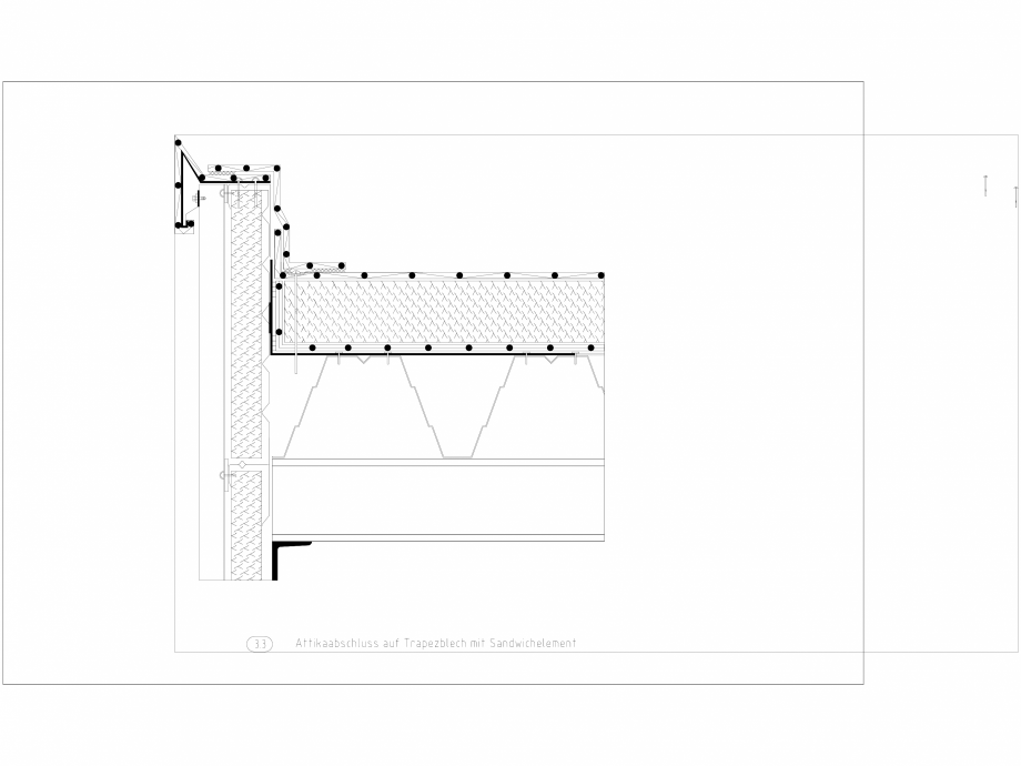 Pagina 1-CAD-DXF Bauder - Detaliu - Inchidere atic - 3_3_(1213) BAUDER Detaliu de montaj 