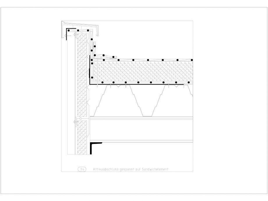 Pagina 1-CAD-DXF Bauder - Detaliu - Inchidere atic - 3_4_(1213) BAUDER Detaliu de montaj 