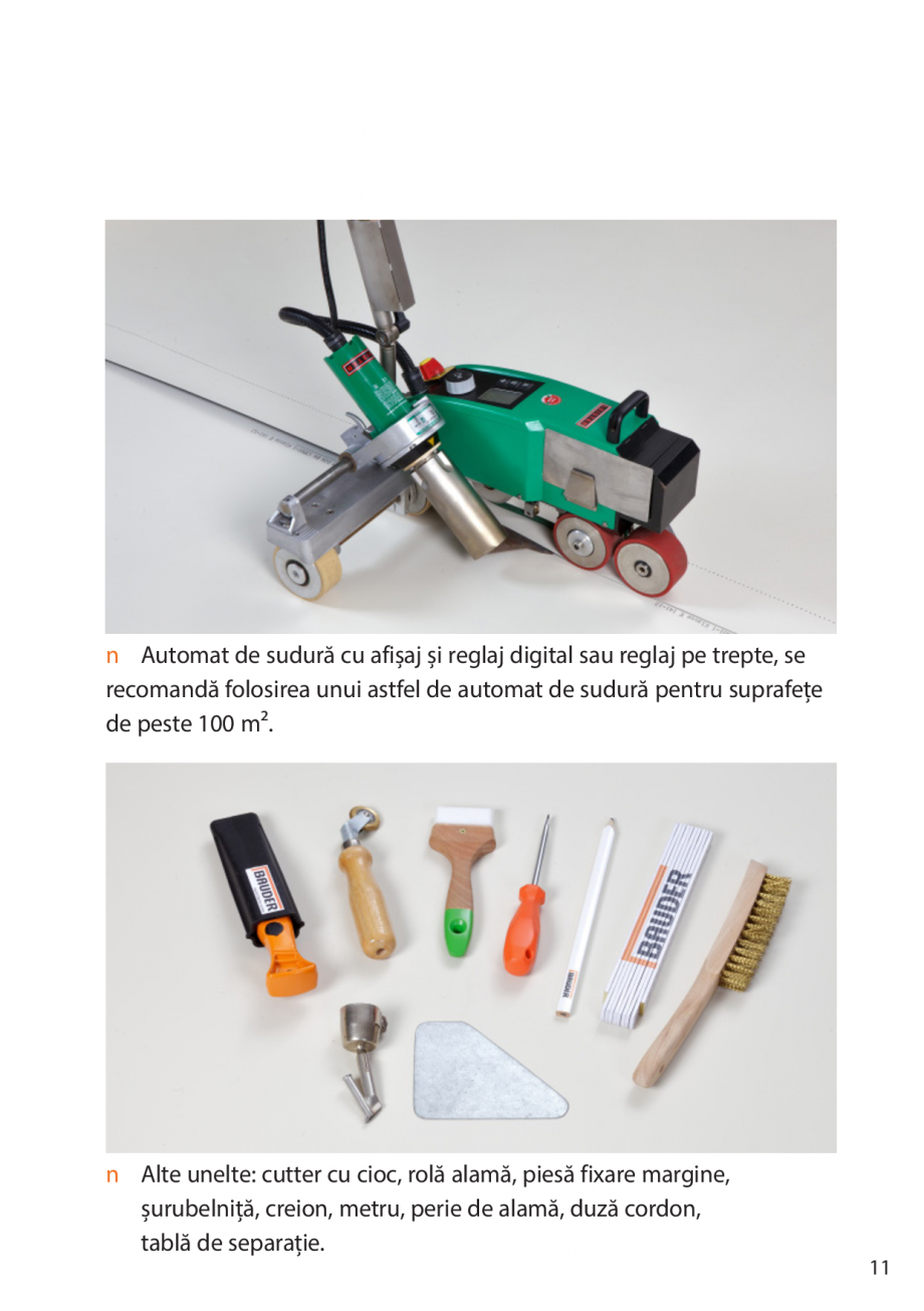 Pagina 11-Instructiuni de montaj FPO BAUDER THERMOPLAN, THERMOFIN Instructiuni montaj, utilizare Romana ul...