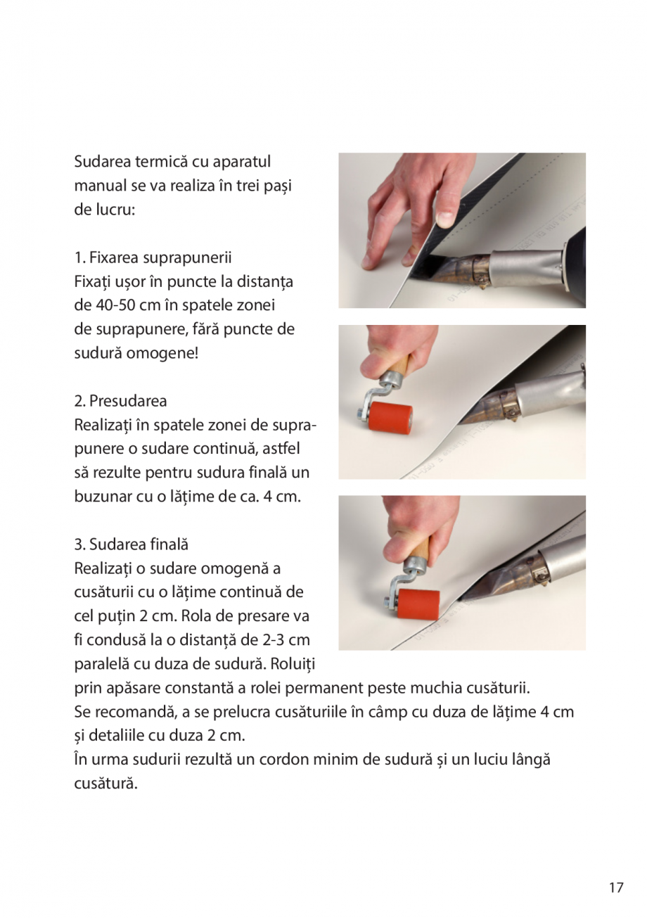 Pagina 17-Instructiuni de montaj FPO BAUDER THERMOPLAN, THERMOFIN Instructiuni montaj, utilizare Romana u...