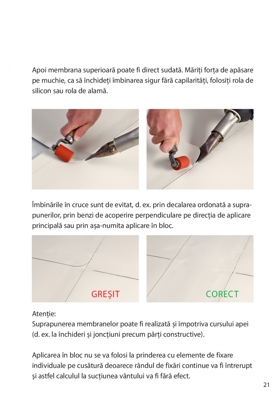 Pagina 21-Instructiuni de montaj FPO BAUDER THERMOPLAN, THERMOFIN Instructiuni montaj, utilizare Romana a de...