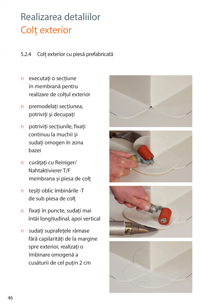 Pagina 46-Instructiuni de montaj FPO BAUDER THERMOPLAN, THERMOFIN Instructiuni montaj, utilizare Romana...