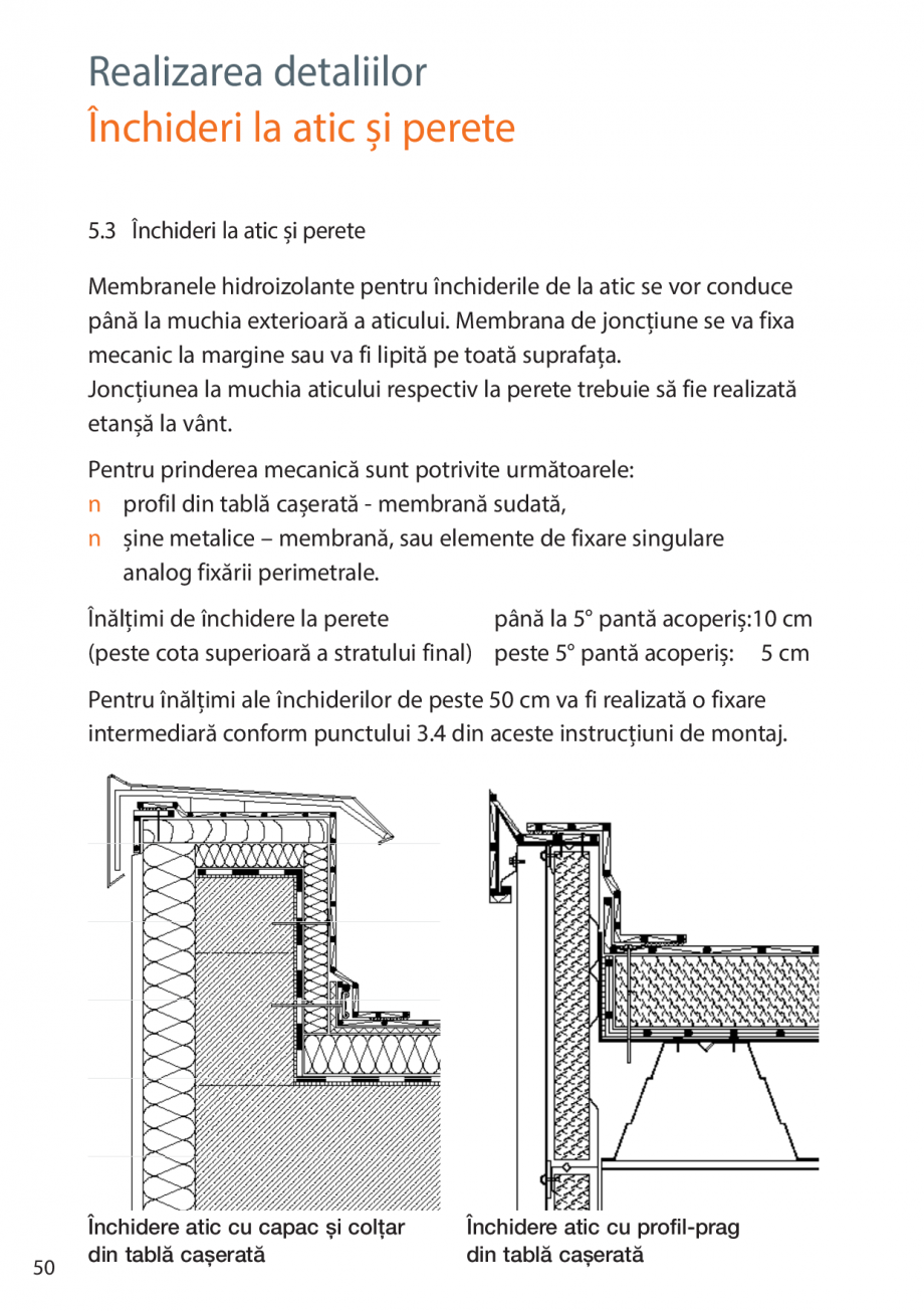 Pagina 50-Instructiuni de montaj FPO BAUDER THERMOPLAN, THERMOFIN Instructiuni montaj, utilizare Romana 	...