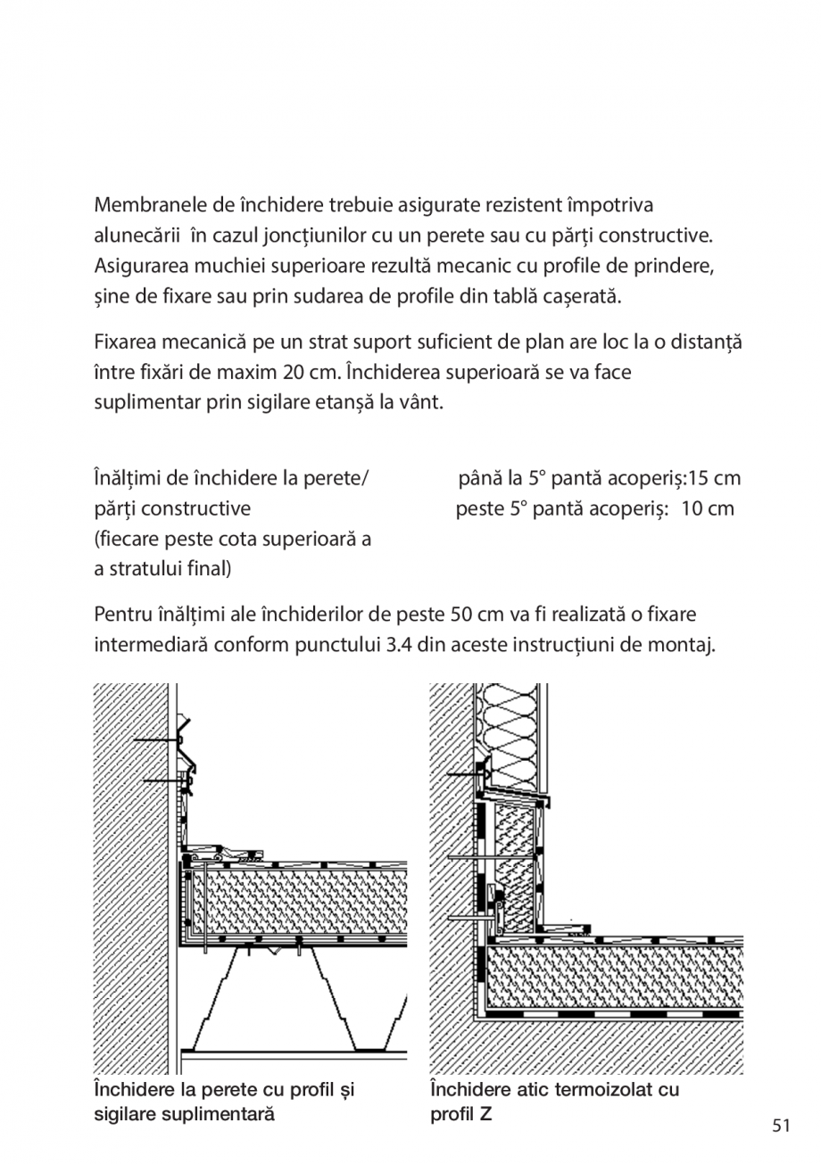 Pagina 51-Instructiuni de montaj FPO BAUDER THERMOPLAN, THERMOFIN Instructiuni montaj, utilizare Romana ,...