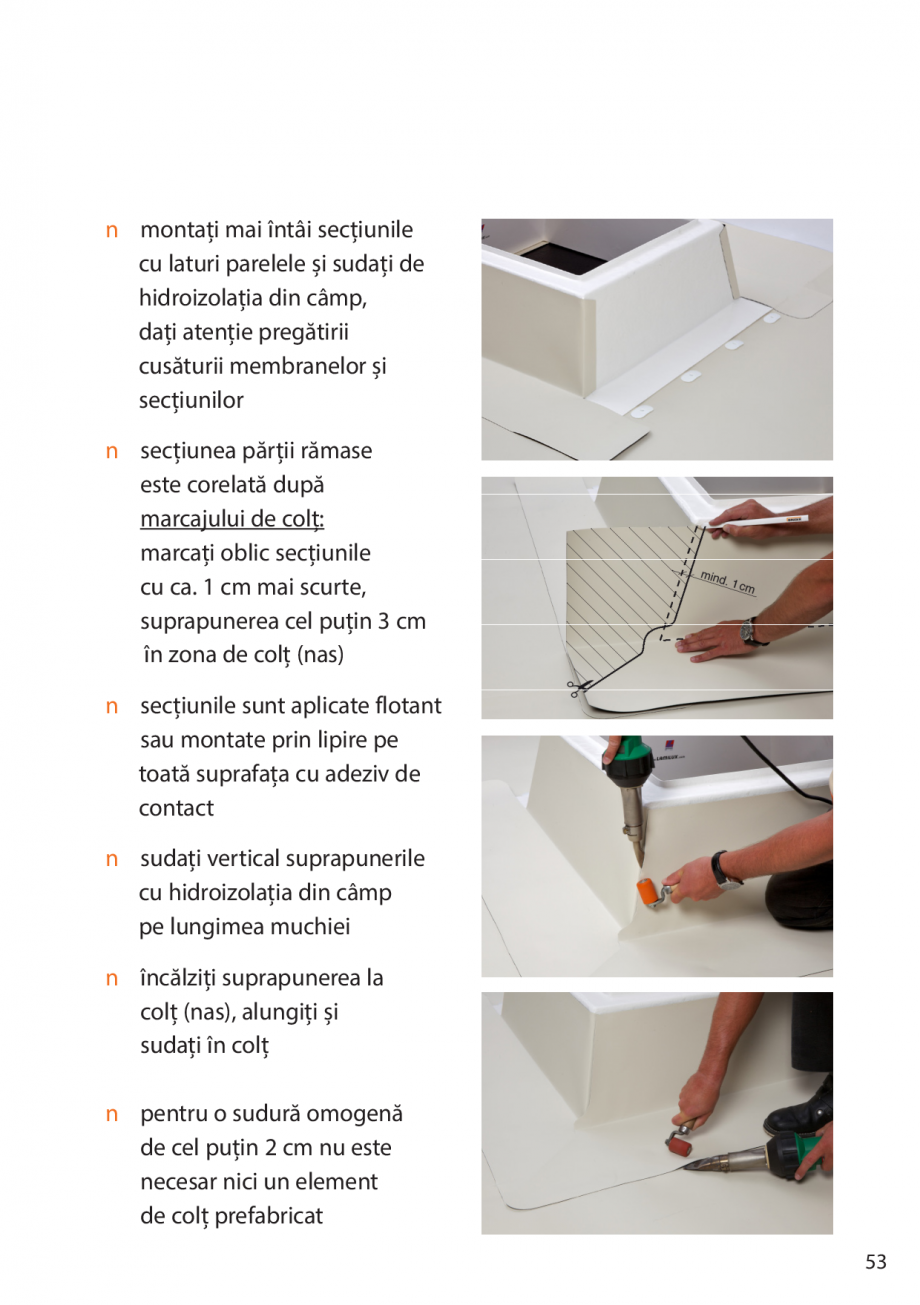 Pagina 53-Instructiuni de montaj FPO BAUDER THERMOPLAN, THERMOFIN Instructiuni montaj, utilizare Romana on....