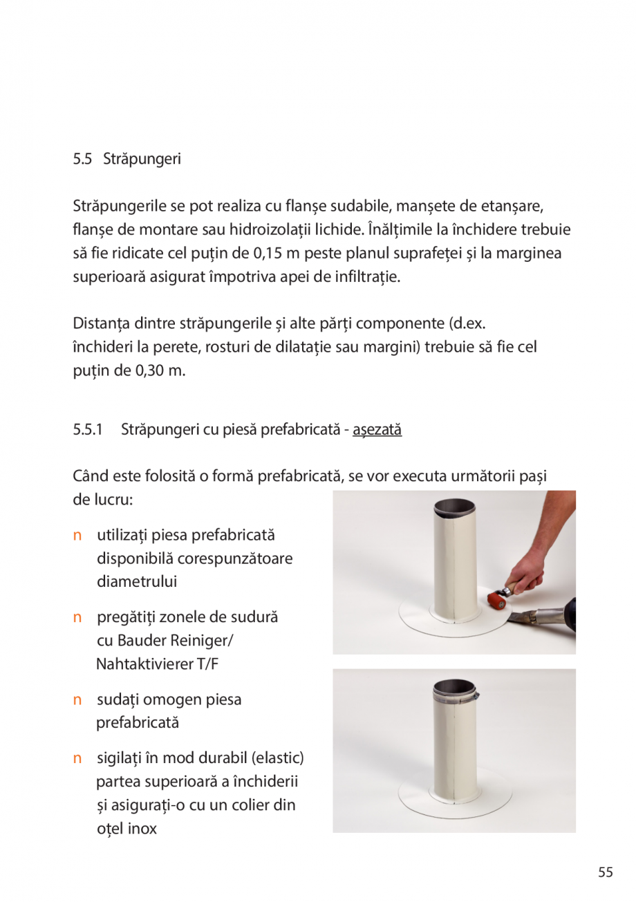 Pagina 55-Instructiuni de montaj FPO BAUDER THERMOPLAN, THERMOFIN Instructiuni montaj, utilizare Romana  ca. ...
