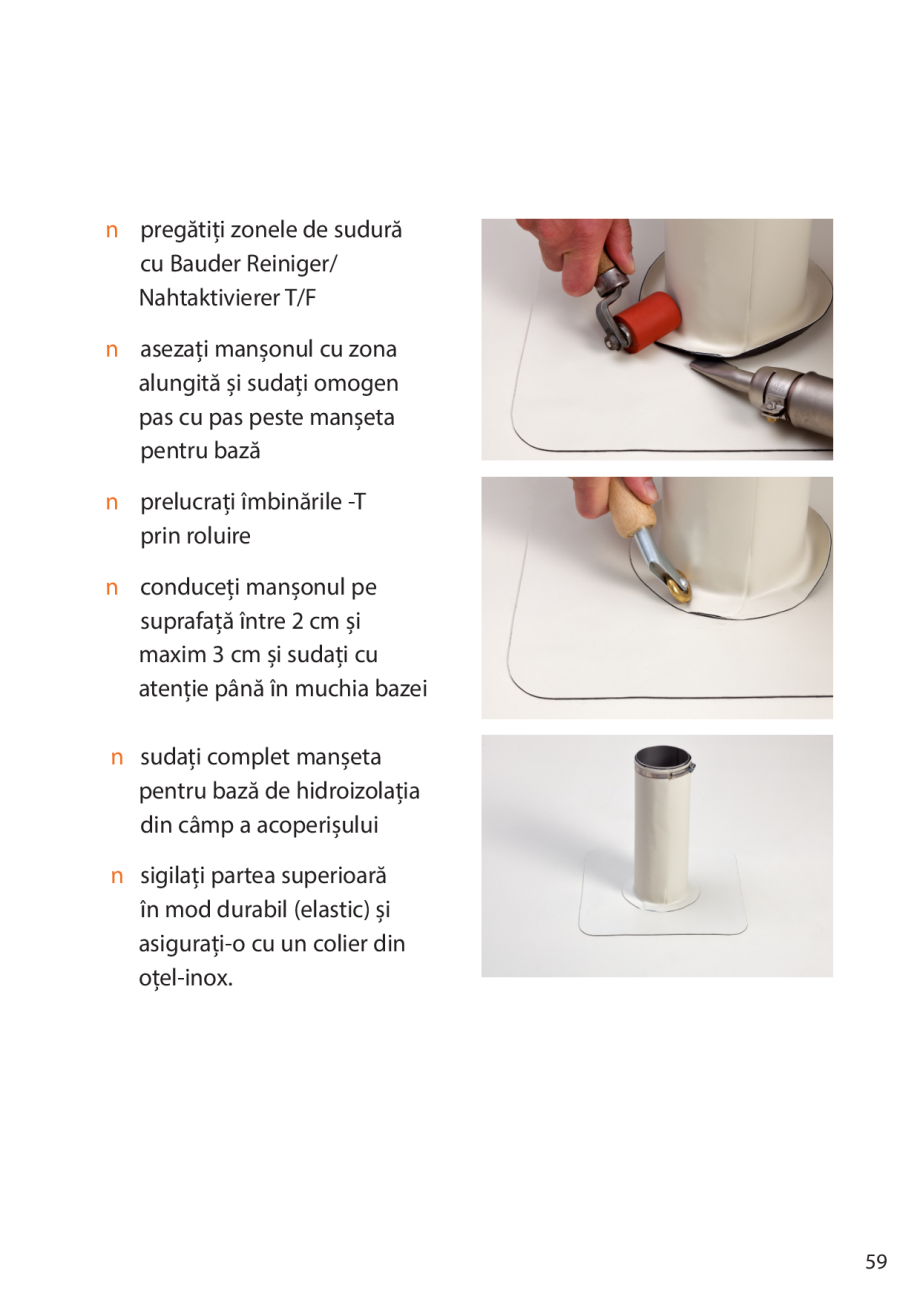 Pagina 59-Instructiuni de montaj FPO BAUDER THERMOPLAN, THERMOFIN Instructiuni montaj, utilizare Romana...
