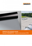 Sisteme de acoperis terasa - Sistem hidroizolant FPO BAUDER - THERMOFIN