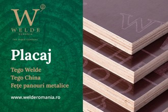 Placaj Tego Welde, Tego China, fete cofraje metalice WELDE