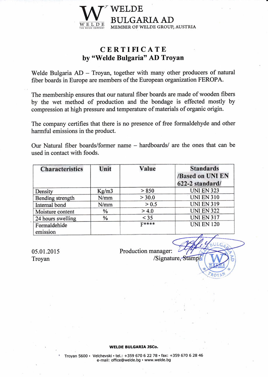 Pagina 1-Certificat WELDE Bulgaria WELDE PFL Fisa tehnica Engleza w
W-E I-D-E
:iil:-i;iiftf
&i:6li.ii

,l...