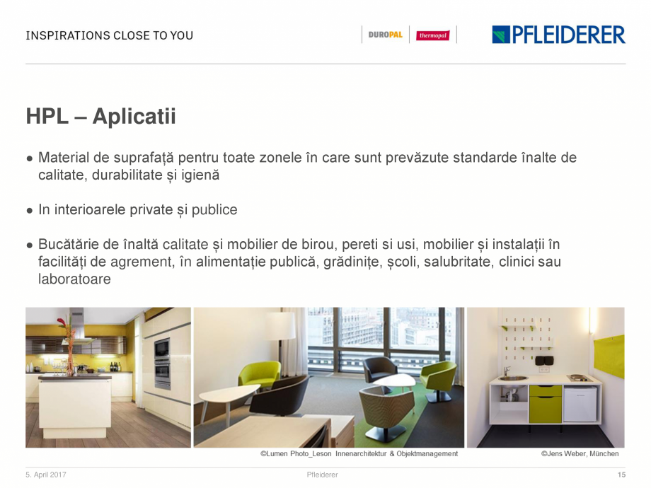 Pagina 2-Placi HPL pentru aplicatii interioare WELDE Catalog, brosura Romana le,

usi, fronturi de mobilier, ...