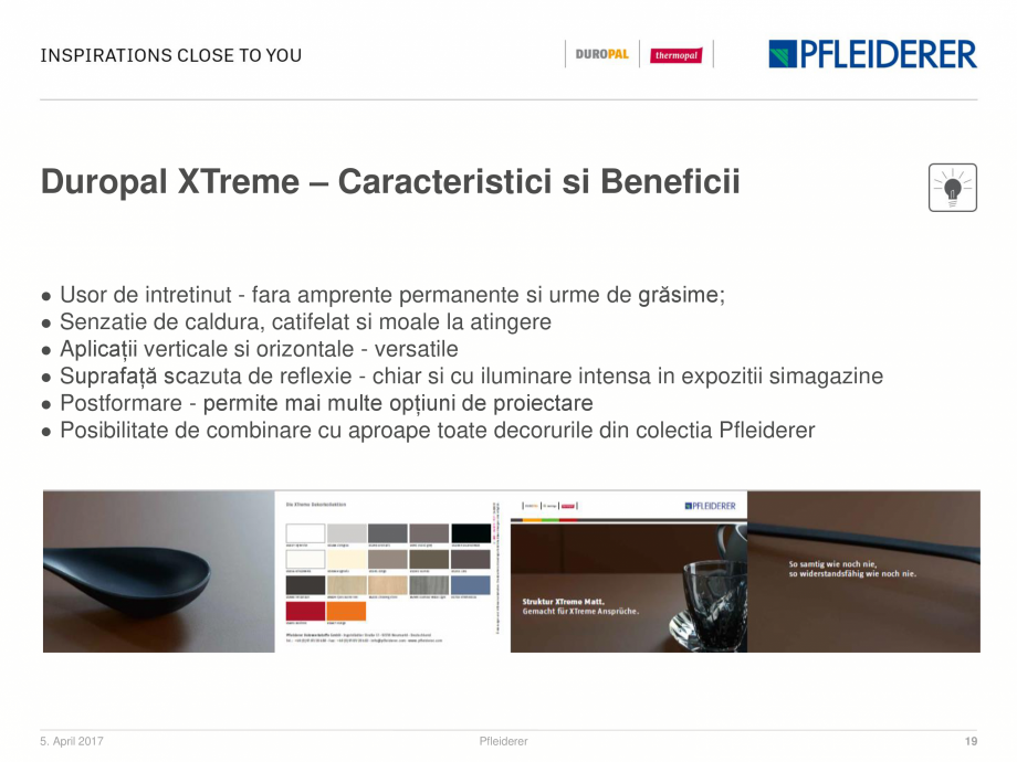 Pagina 6-Placi HPL pentru aplicatii interioare WELDE Catalog, brosura Romana 