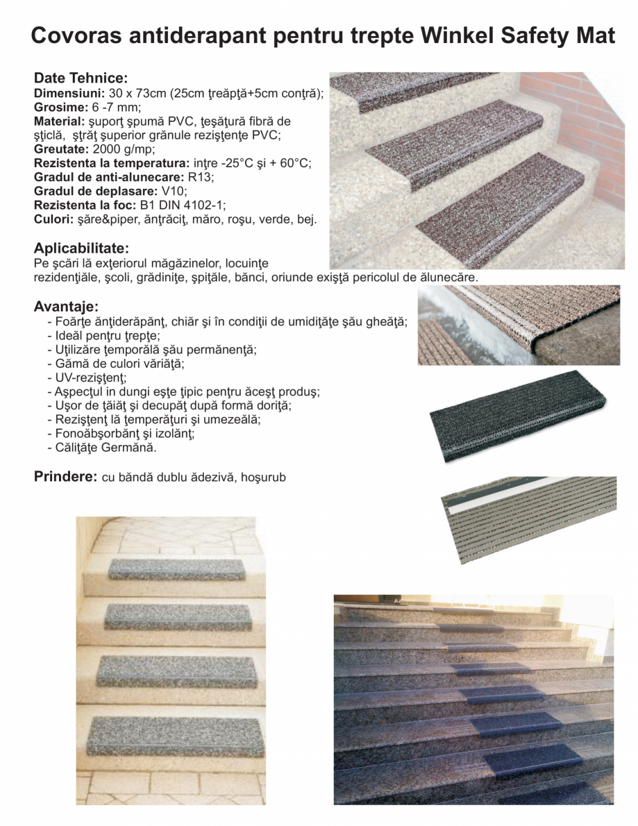 Pagina 1-Covoras antiderapant pentru trepte  EUROMATT Winkel Safety Mat Fisa tehnica Romana Covoras...