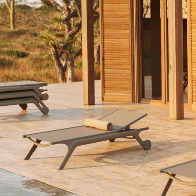 KASTA METAL Sezlong Gama Africa - Mobilier pentru curte, gradina si terasa KASTA METAL