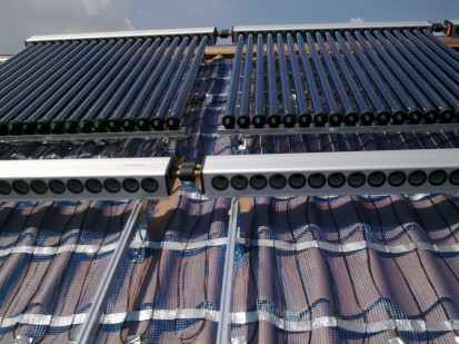 Degivrare acoperis - sub panouri solare SHTL  Degivrare acoperis sub panouri solare 