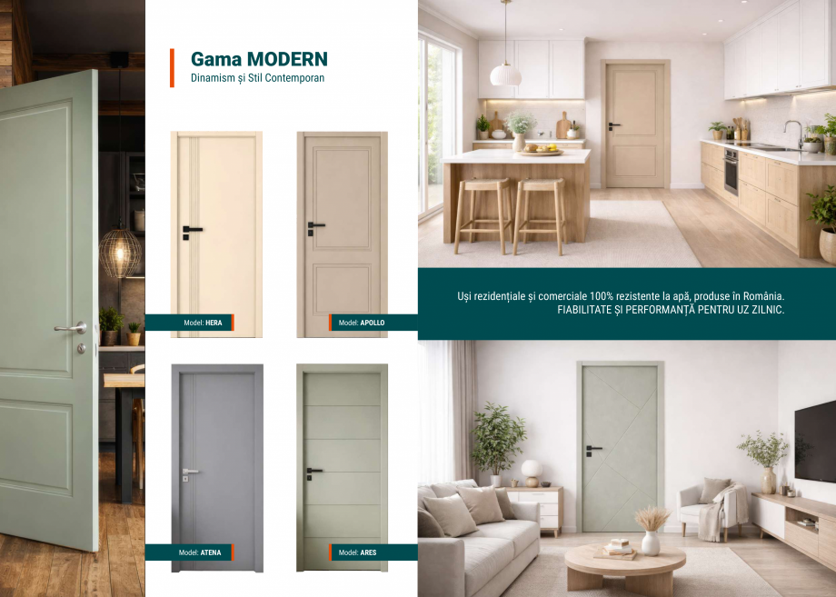 Pagina 5-Catalog usi Bendoors BENDOORS Apollo, Ares, Artemis, Hera, Atena, Clasic, Vintage Catalog, brosura...