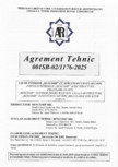 Agrement tehnic AT 001SB-02/1176-2025 usi Bencomp BENDOORS