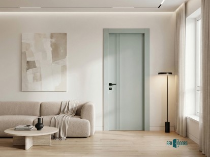 Model HERA BENCOMP Buzau Hera Usa de interior din WPC-PVC