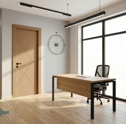 Usi din WPC pentru interior cu rezistenta la umiditate BENDOORS