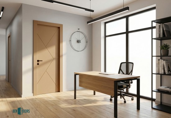Usi din WPC pentru interior cu rezistenta la umiditate BENDOORS