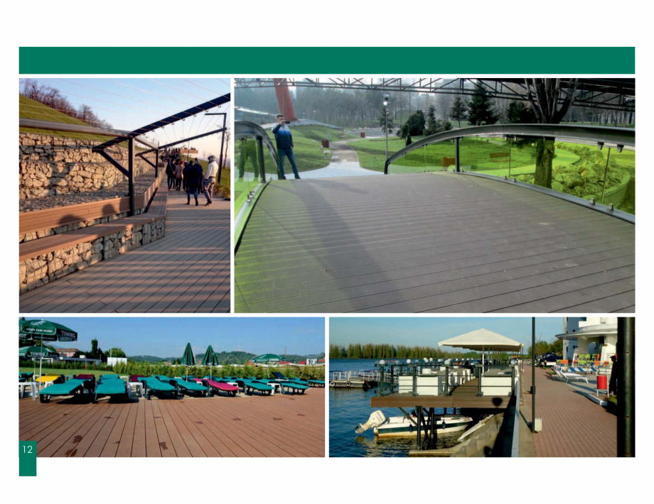 Pagina 12-Amenajari tip decking din lemn compozit WPC BENCOMP Catalog, brosura Romana...
