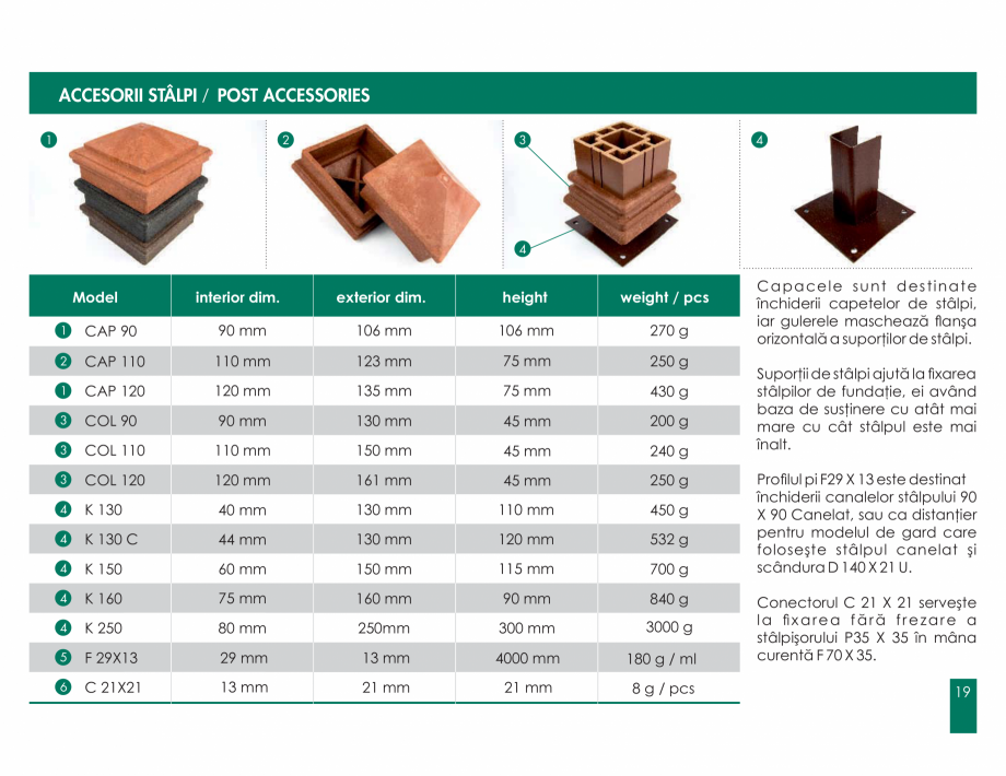 Pagina 19 - Amenajari tip decking din lemn compozit WPC BENCOMP Catalog, brosura Romana 