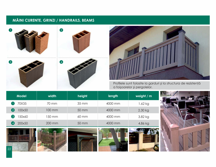 Pagina 22-Amenajari tip decking din lemn compozit WPC BENCOMP Catalog, brosura Romana 