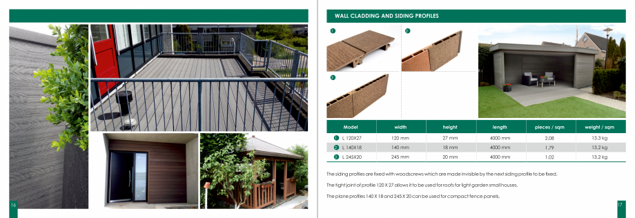 Pagina 9-Amenajari tip decking din lemn compozit WPC BENCOMP Catalog, brosura Engleza g for 400 kg load per...