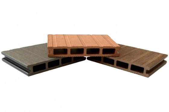 BENCOMP Profil WPC D140x21 - Amenajari tip decking pentru piscine terase si gradini din lemn compozit