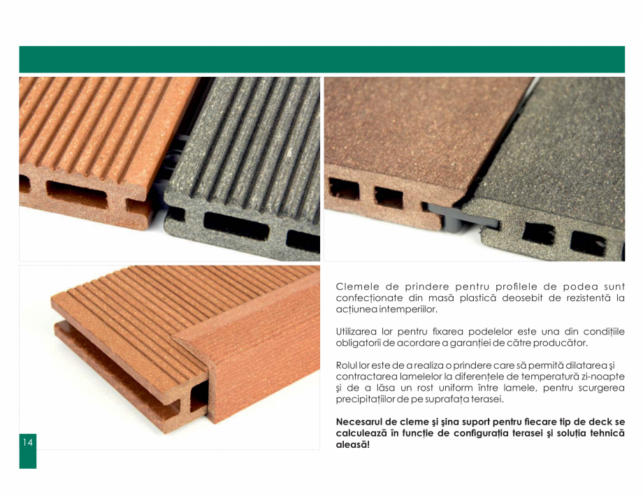 Pagina 14-Garduri din lemn compozit WPC BENCOMP Catalog, brosura Romana 
ED]DGHVXVĦLQHUHFXDWkWPDL
PDUH...