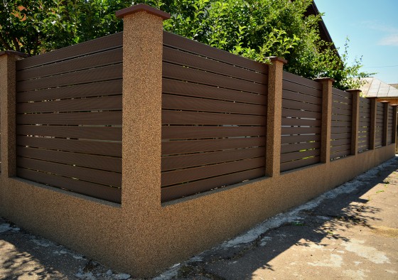 BENCOMP Gard din material compozit WPC - Garduri din lemn compozit WPC - Wood Polymer Composite