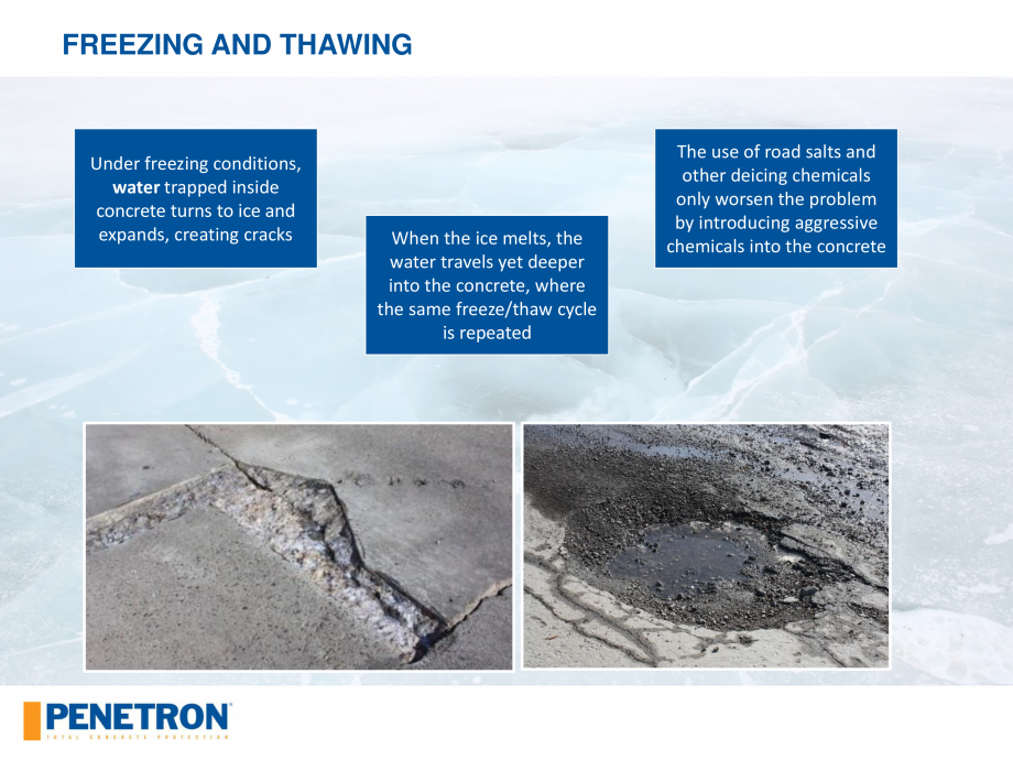 Pagina 10 - PENETRON - Durabilitatea betonului  Catalog, brosura Engleza ling ability

Microscopic...