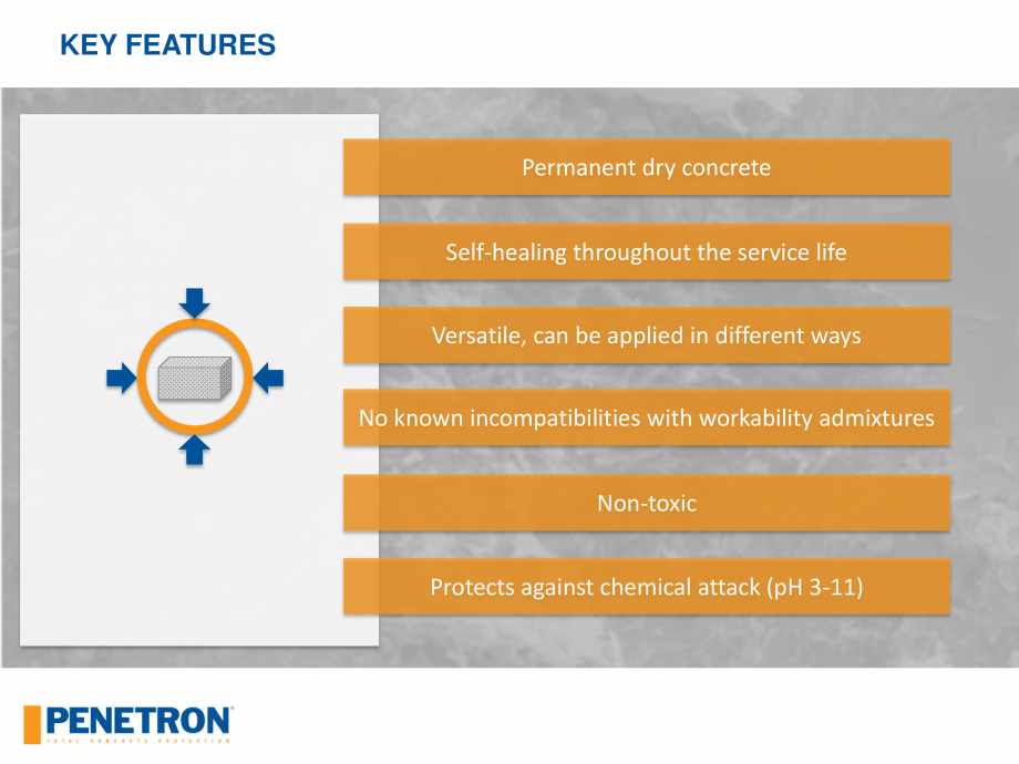 Pagina 27-PENETRON - Durabilitatea betonului  Catalog, brosura Engleza 