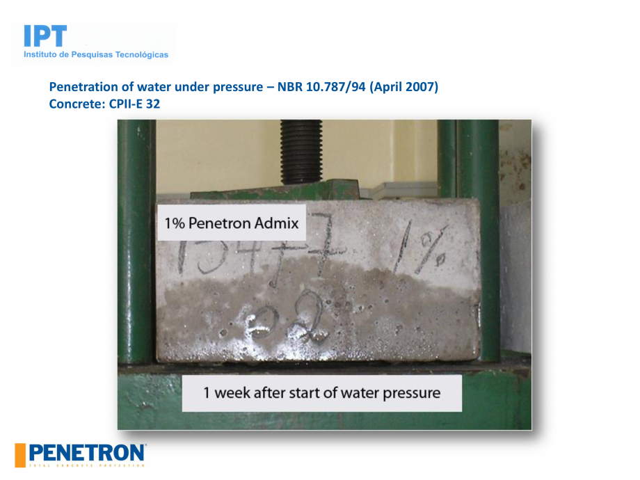 Pagina 39 - PENETRON - Durabilitatea betonului  Catalog, brosura Engleza 
