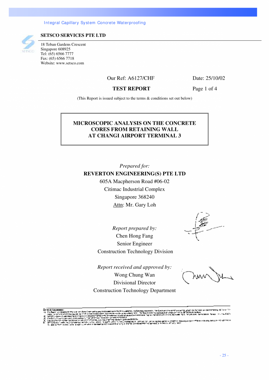 Pagina 25-Structuri de fundatii PENETRON PENETRON PLUS, PENETRON ADMIX, PENETRON Catalog, brosura Engleza...