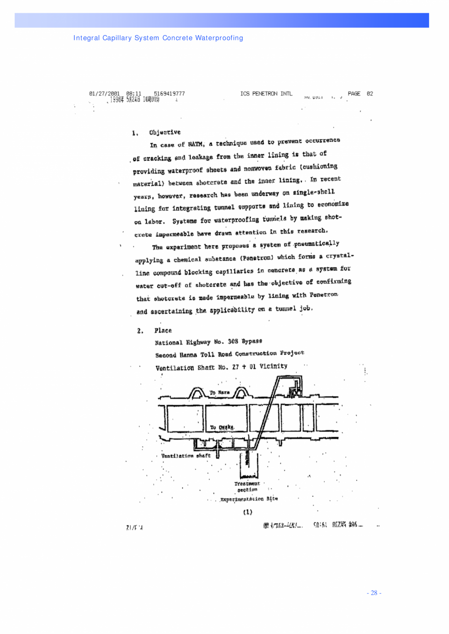 Pagina 28 - Tipuri de tunele si metode de constructie PENETRON PENETRON, PENETRON ADMIX, PENETRON...