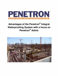 Avantajele sistemului de impermeabilizare integrala  a betonului Penetron