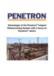 Avantajele sistemului de impermeabilizare integrala  a betonului Penetron PENETRON - PENETRON ADMIX, PENETRON, PENETRON PLUS