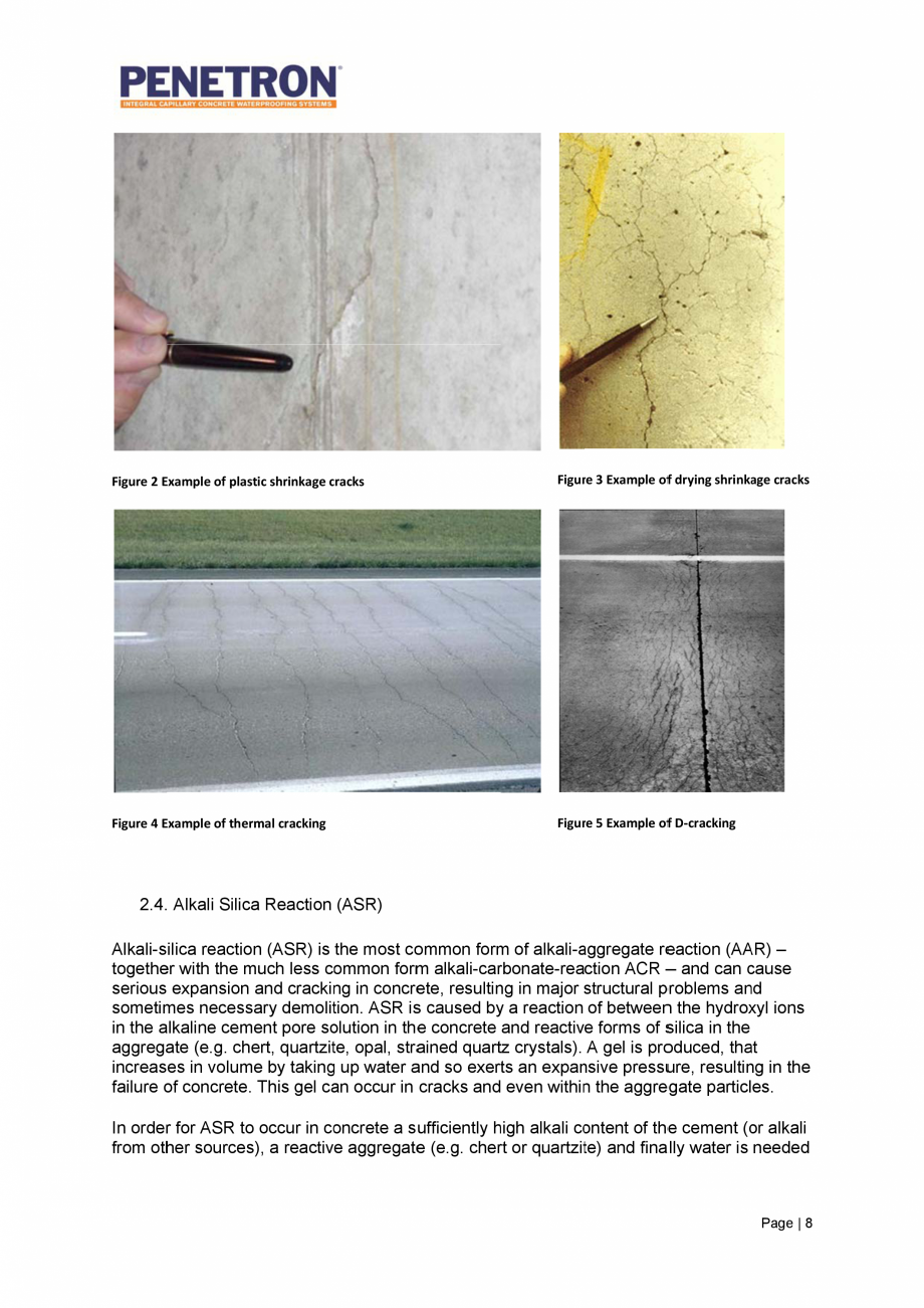 Pagina 9 - Avantajele sistemului de impermeabilizare integrala  a betonului Penetron PENETRON...