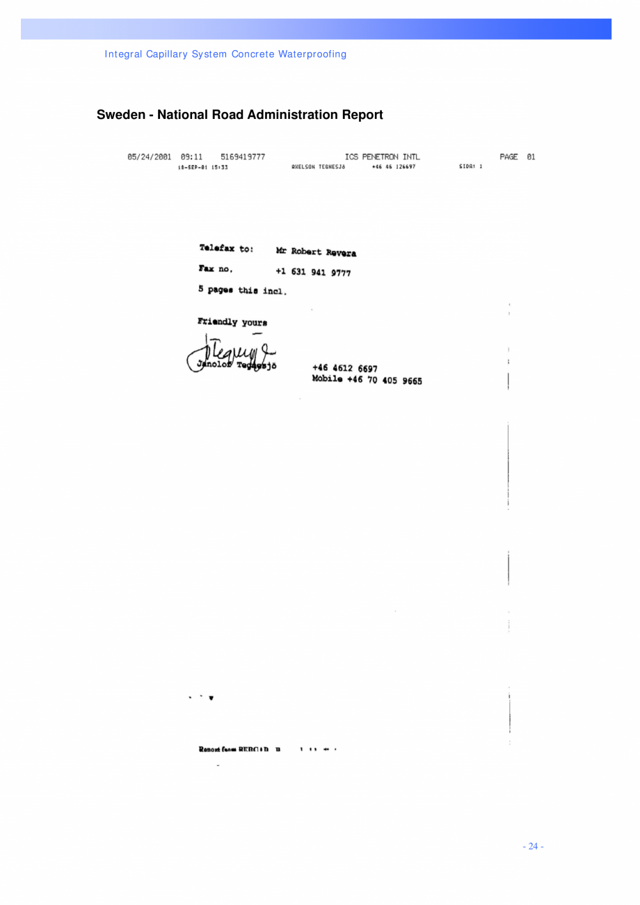 Pagina 24-Structuri poduri PENETRON PENETRON, PENETRON ADMIX, PENETRON PLUS Catalog, brosura Engleza crete...