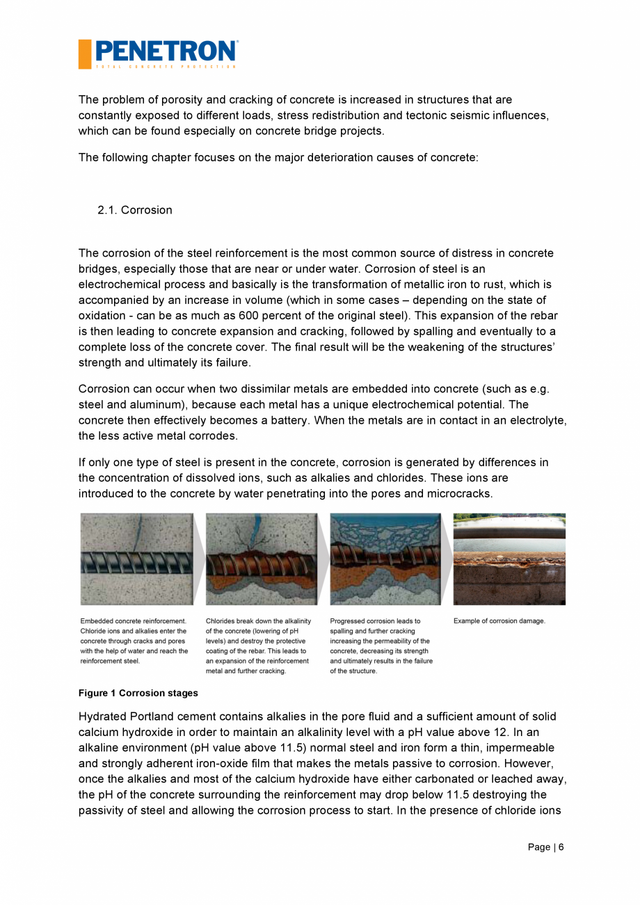 Pagina 7 - Impermeabilizarea podurilor si a puntilor de pod PENETRON PENETRON, PENETRON ADMIX...